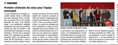 ARTICLE CHARENTE LIBRE DU 26/01/2023